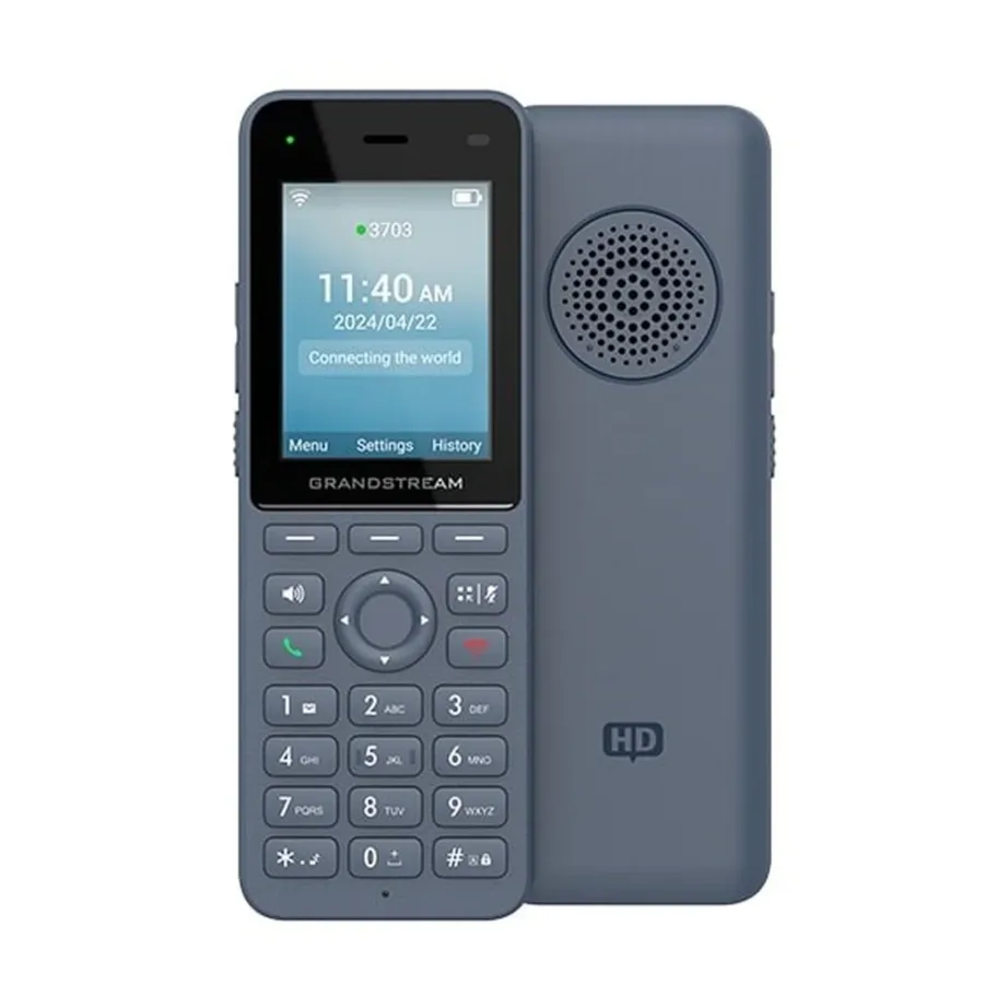 Grandstream WP826 antratsiithall Wi-Fi 6 IP-mobiiltelefon, 3 liini, LCD-ekraan, Bluetooth, 12 h kõneaega, USB-C – 4