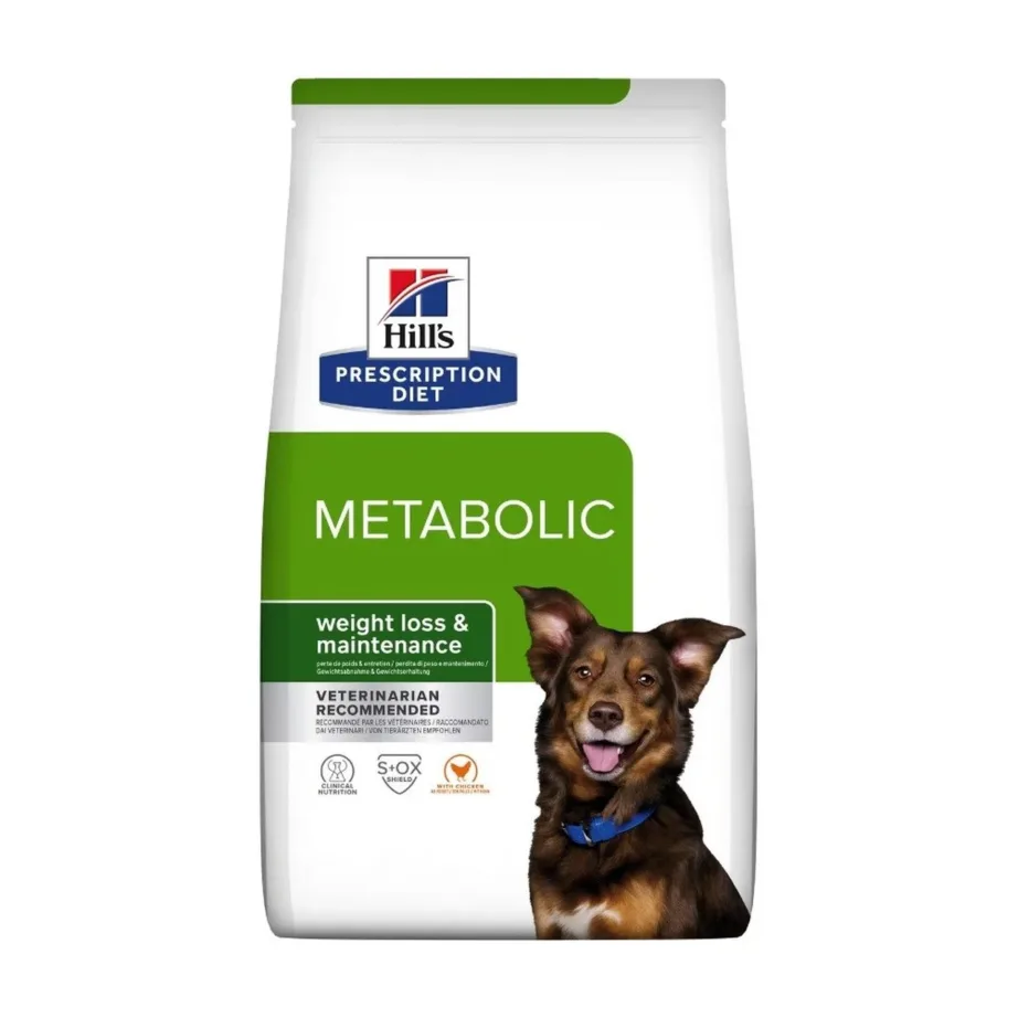 Hill's Prescription Diet Metabolic 12 kg kanaga kuivtoit täiskasvanud ja eakatele koertele kehakaalu kontrolliks
