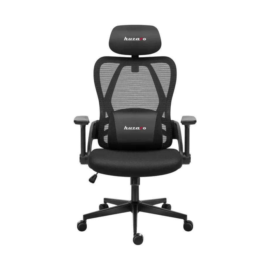 Huzaro Combat 2.7 Black 120 kg must mänguritool võrgust seljatoe ja peatoega – 4