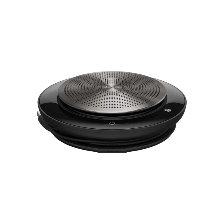 Jabra 7700-309 universaalne USB/Bluetooth konverentsitelefon, kajasummutusega, must/hõbe, kaasaskantav, suundamata mikrofon, kuni 11 tundi kõneaega