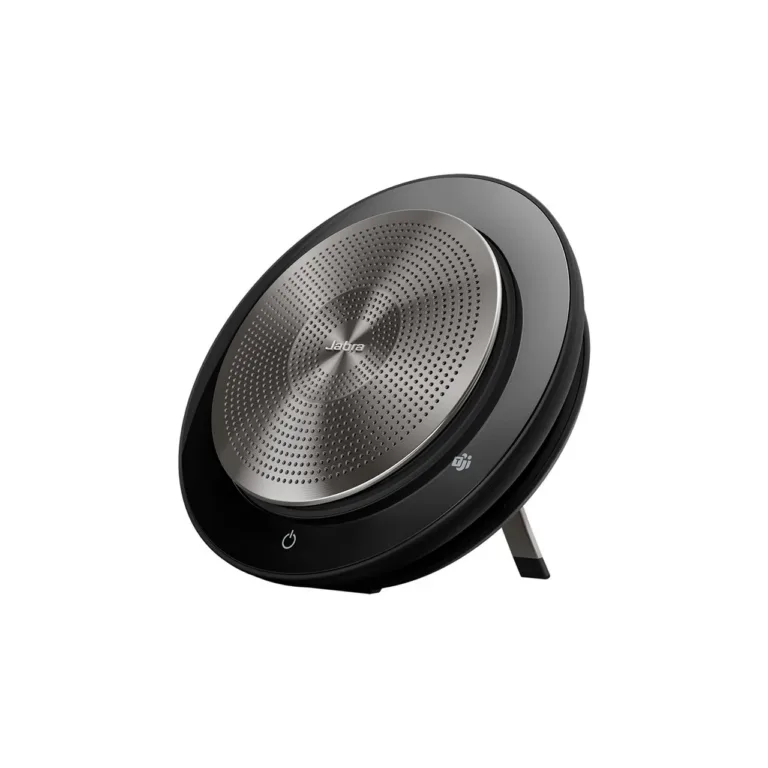 Jabra 7700-309 universaalne USB/Bluetooth konverentsitelefon, kajasummutusega, must/hõbe, kaasaskantav, suundamata mikrofon, kuni 11 tundi kõneaega