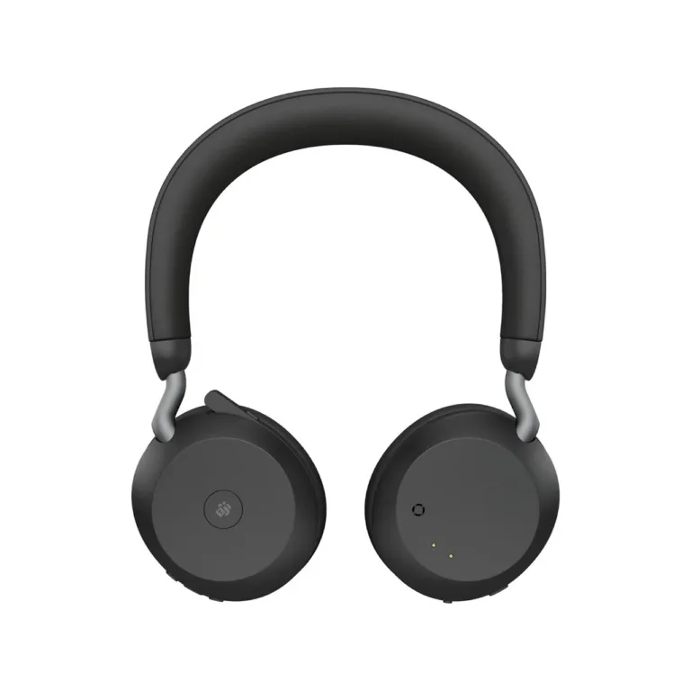 Jabra Evolve2 75 Link380c must USB-C juhtmevaba binauraalne ANC tööpeakomplekt kontorisse, BT 5.2, 36h aku, kandekotiga, MS Teams sertifikaat