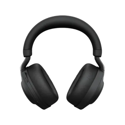 Jabra Evolve2 85 Link380c 286 g must binauraalne juhtmevaba/juhtmega kontori peakomplekt aktiivse mürasummutusega, USB-C, Bluetooth 5.0, Microsoft Teamsi tugi