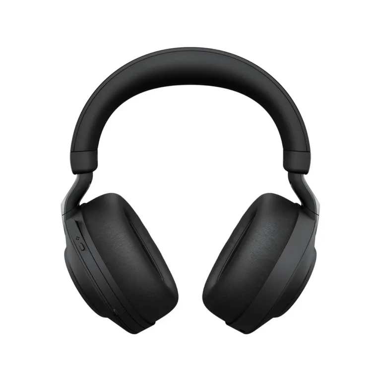 Jabra Evolve2 85 Link380c 286 g must binauraalne juhtmevaba/juhtmega kontori peakomplekt aktiivse mürasummutusega, USB-C, Bluetooth 5.0, Microsoft Teamsi tugi