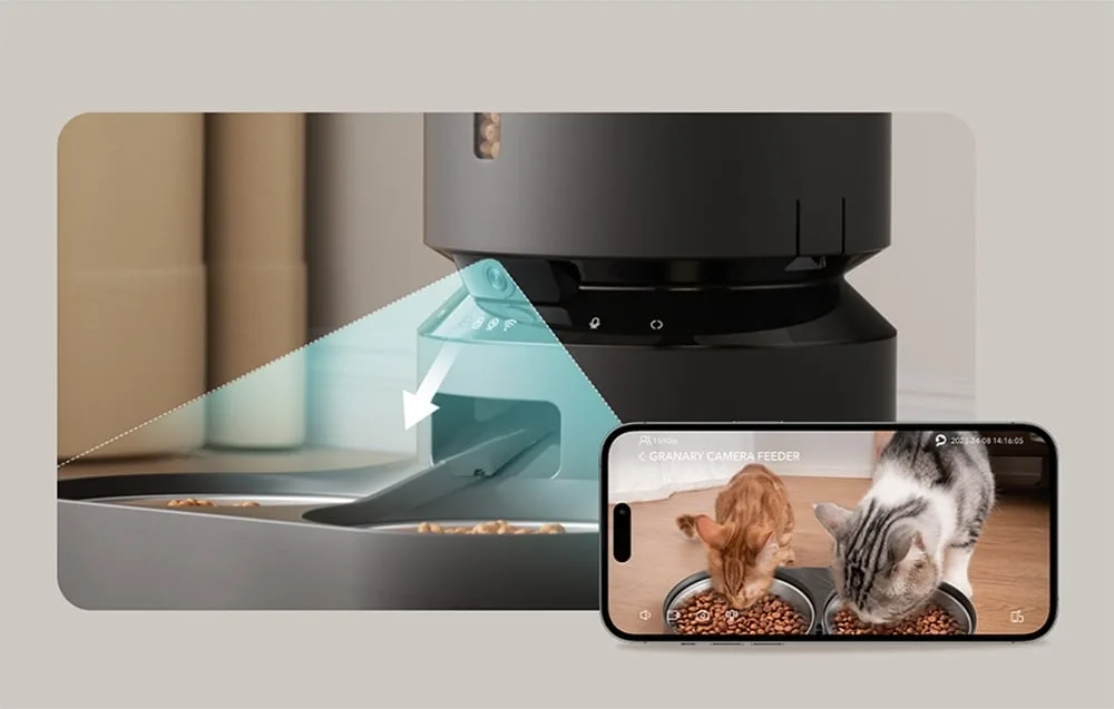 Kaugjuhitav toitmine ja kahesuunaline hääl rakenduse kaudu