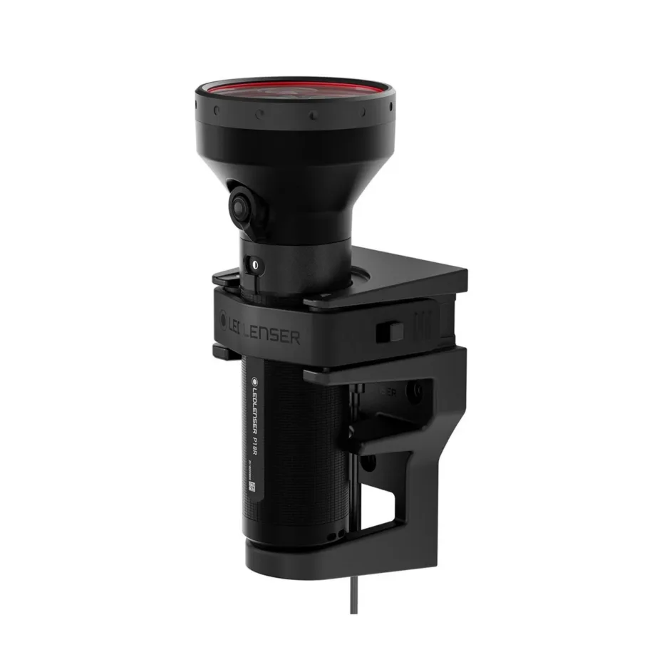 Ledlenser P18R 6500 lm 196 mm must LED-taskulamp IP68 alumiiniumkorpusega, 3×18650 aku, laadimisjaam komplektis – 4