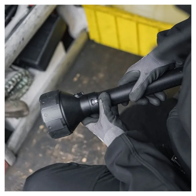 Ledlenser P21R 12000 lm alumiiniumist must LED-taskulamp, 370 mm, laetav, IP68, 3x32700 aku