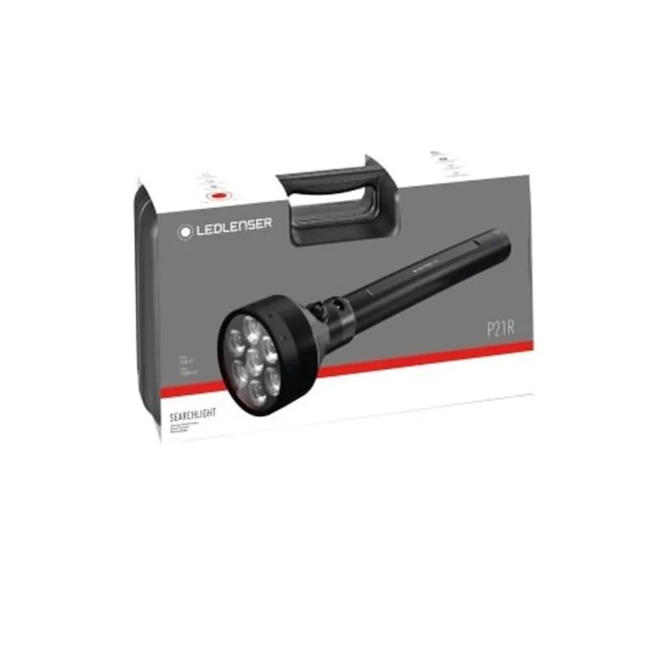 Ledlenser P21R 12000 lm alumiiniumist must LED-taskulamp, 370 mm, laetav, IP68, 3×32700 aku – 9