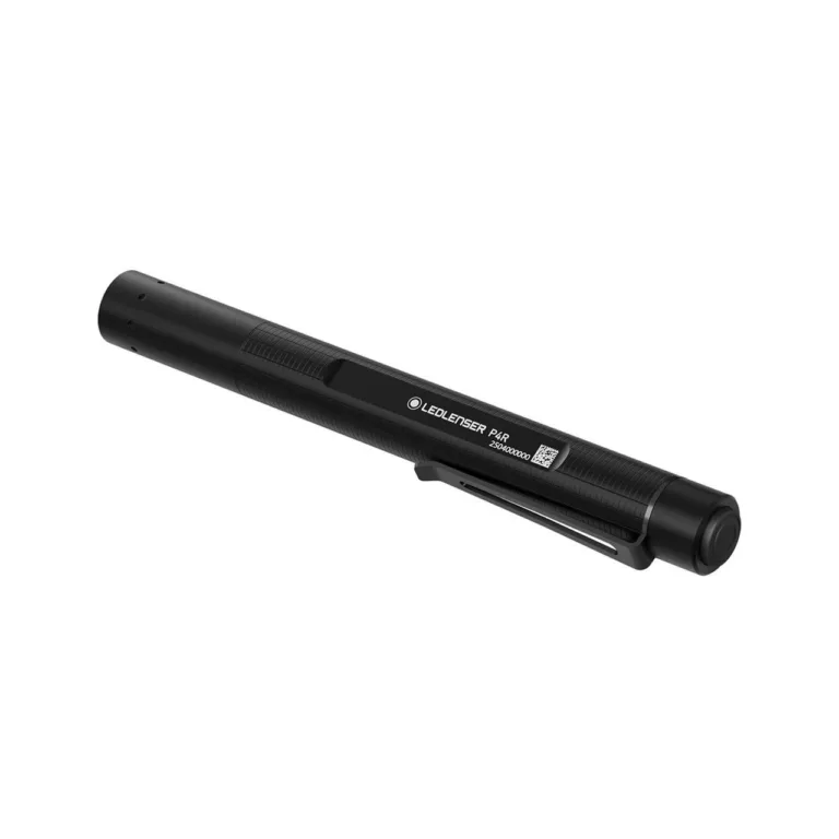 Ledlenser P2R 98 mm must LED pliiats-taskulamp 200 lm, laetav USB-C, IP54