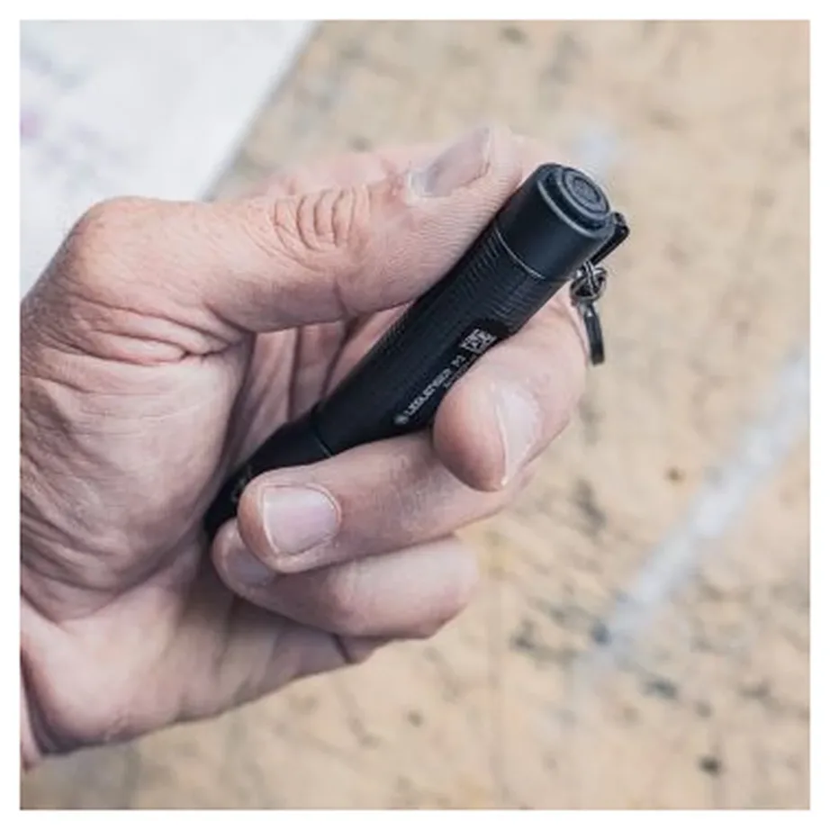 Ledlenser P3 130 lm LED võtmehoidja taskulamp, must, alumiinium, IP54, AAA patarei – 5