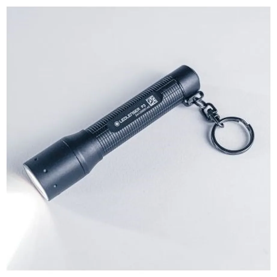 Ledlenser P3 130 lm LED võtmehoidja taskulamp, must, alumiinium, IP54, AAA patarei – 7