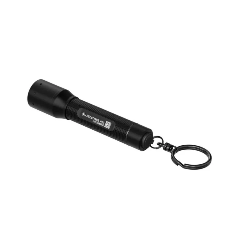 Ledlenser P3R 200 lm must laetav võtmehoidja LED-taskulamp, 94 mm alumiiniumkorpus, IP54, aku ja USB-C kaabel komplektis
