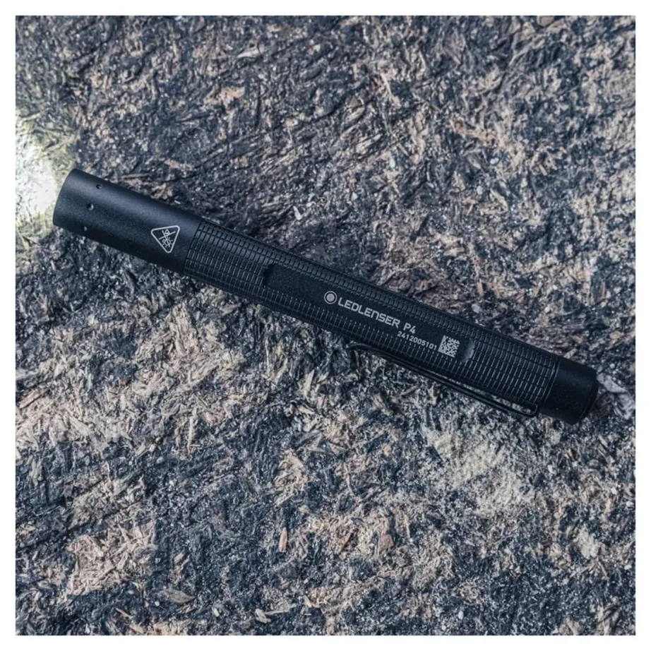 Ledlenser P4 142 mm must LED pastapliiats-taskulamp, 180 lm, 3 režiimi, IP54, 2xAAA – 6