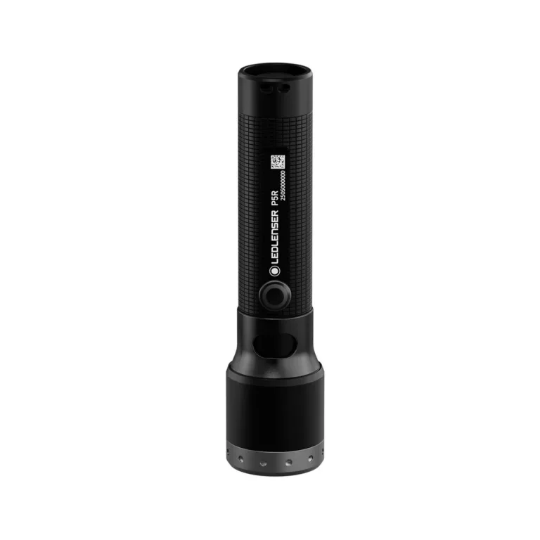 Ledlenser P5R 750 lm must 121 mm alumiiniumist laetav LED-taskulamp, IP68, 20 h aku