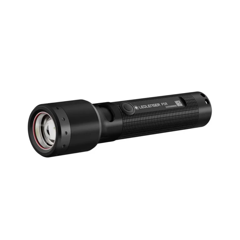 Ledlenser P5R 750 lm must 121 mm alumiiniumist laetav LED-taskulamp, IP68, 20 h aku