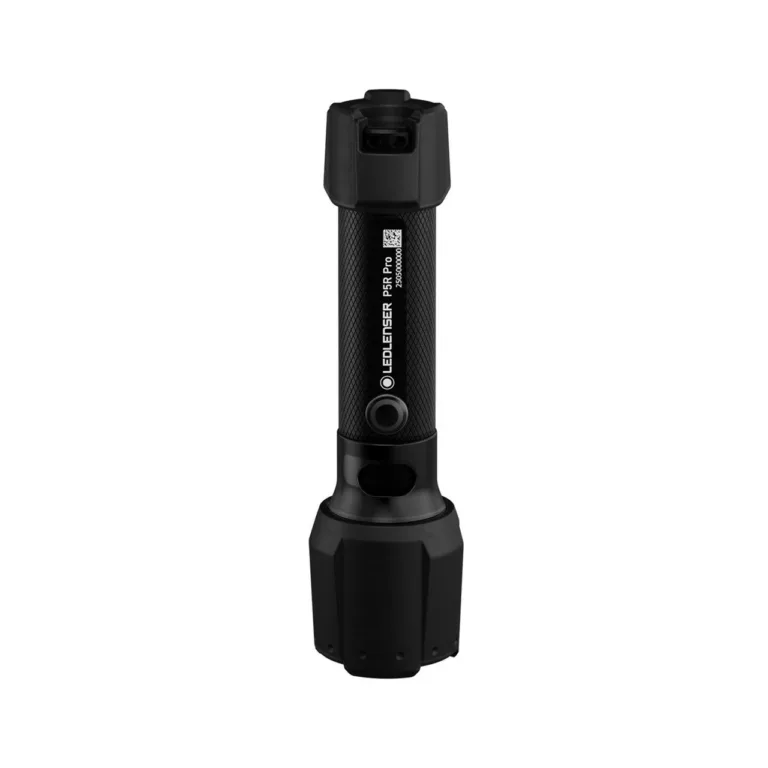 Ledlenser P5R Pro 131 mm must alumiiniumist LED-taskulamp, 750 lm, IP68, laetav ja patareitoega