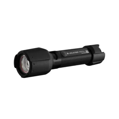 Ledlenser P5R Pro 131 mm must alumiiniumist LED-taskulamp, 750 lm, IP68, laetav ja patareitoega