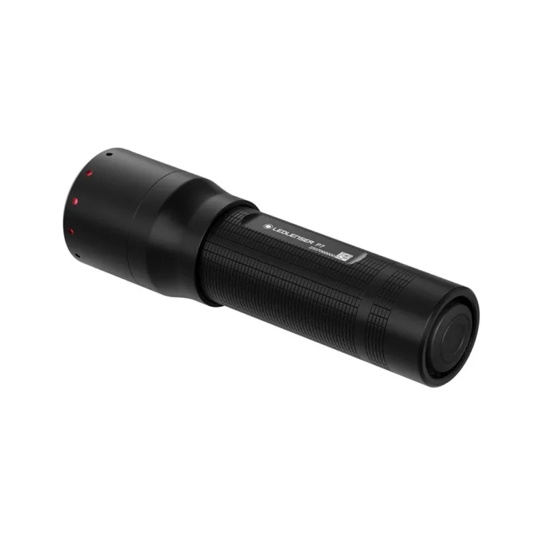 Ledlenser P7 650 lm must LED-taskulamp, 131 mm alumiiniumkorpus, 4xAAA, IP54