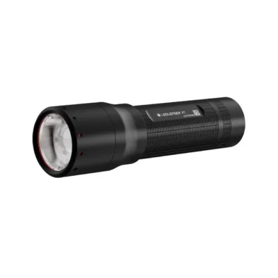 Ledlenser P7 650 lm must LED-taskulamp, 131 mm alumiiniumkorpus, 4xAAA, IP54