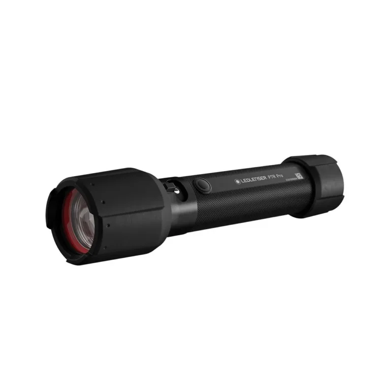 Ledlenser P7R Pro 2000 lm must LED-taskulamp, 170 mm alumiiniumkorpus, 21700 Li-ion aku, IP68, laadimisjaam komplektis
