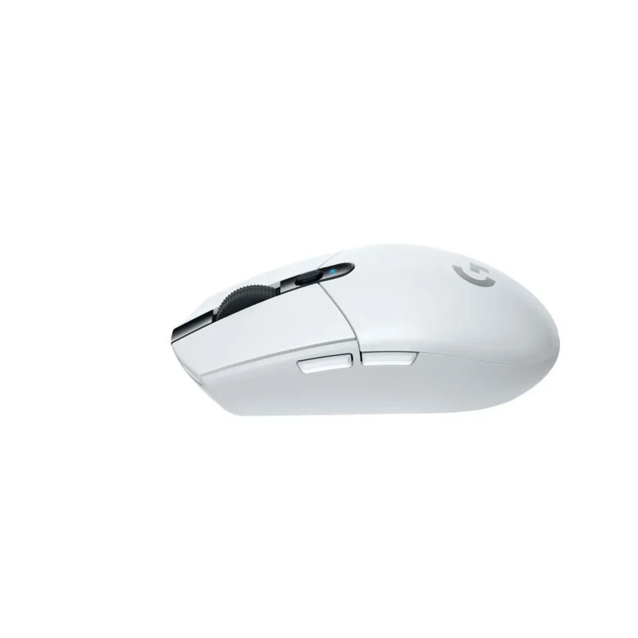 Logitech G305 LIGHTSPEED valge juhtmevaba mängurihiir 12000 DPI HERO sensoriga, 6 nuppu, 99 g, AA patarei, 1 ms reageerimine – 5