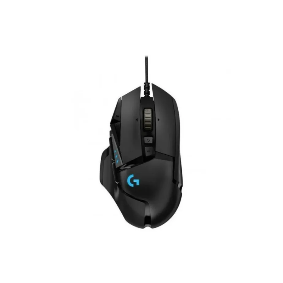 Logitech G502 HERO 11-nupuline 25600 DPI optiline juhtmega mängurihiir RGB-valgustusega, reguleeritava kaaluga, must, USB-A – 12