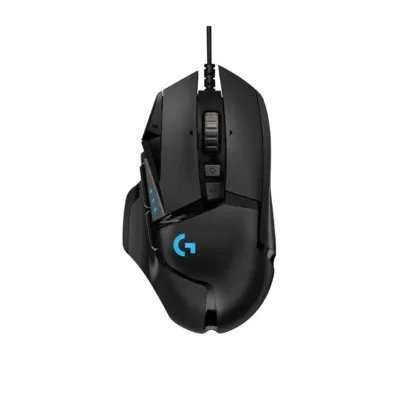 Logitech G502 HERO 11-nupuline 25600 DPI optiline juhtmega mängurihiir RGB-valgustusega, reguleeritava kaaluga, must, USB-A