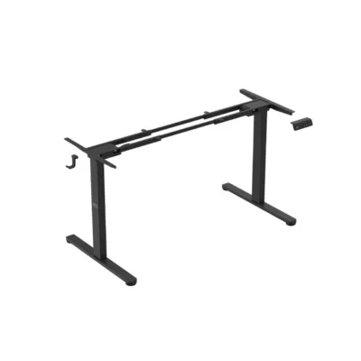 Mark Adler MA-XENO 4.5 Black elektriline reguleeritav lauaraam, terasest, 73–119 cm kõrgus, 90–135 cm lauaplaadile, must, 100 kg kandevõime, mälufunktsiooniga