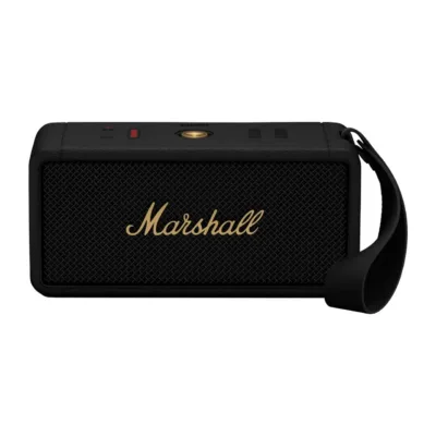 Marshall Middleton 230x109x95 mm must/vask IP67 Bluetooth 5.1 kaasaskantav kõlar, 60 W, aku ja rihmaga