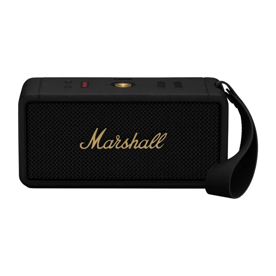 Marshall Middleton 230x109x95 mm must/vask IP67 Bluetooth 5.1 kaasaskantav kõlar, 60 W, aku ja rihmaga
