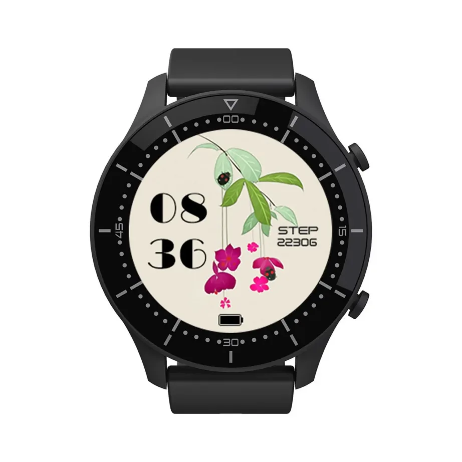 Media-Tech ACTIVEBAND GENUA MT870 must 1,3″ IPS nutikell, pulsi- ja vererõhumõõtmine, veekindel, Bluetooth 5.0, terasrihm, Android/iOS, aku kestvus kuni 144 h – 14