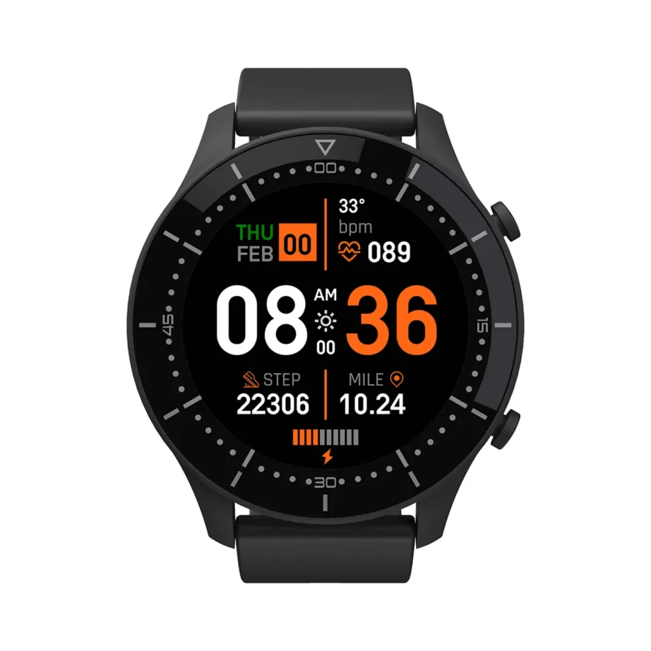 Media-Tech ACTIVEBAND GENUA MT870 must 1,3″ IPS nutikell, pulsi- ja vererõhumõõtmine, veekindel, Bluetooth 5.0, terasrihm, Android/iOS, aku kestvus kuni 144 h – 17