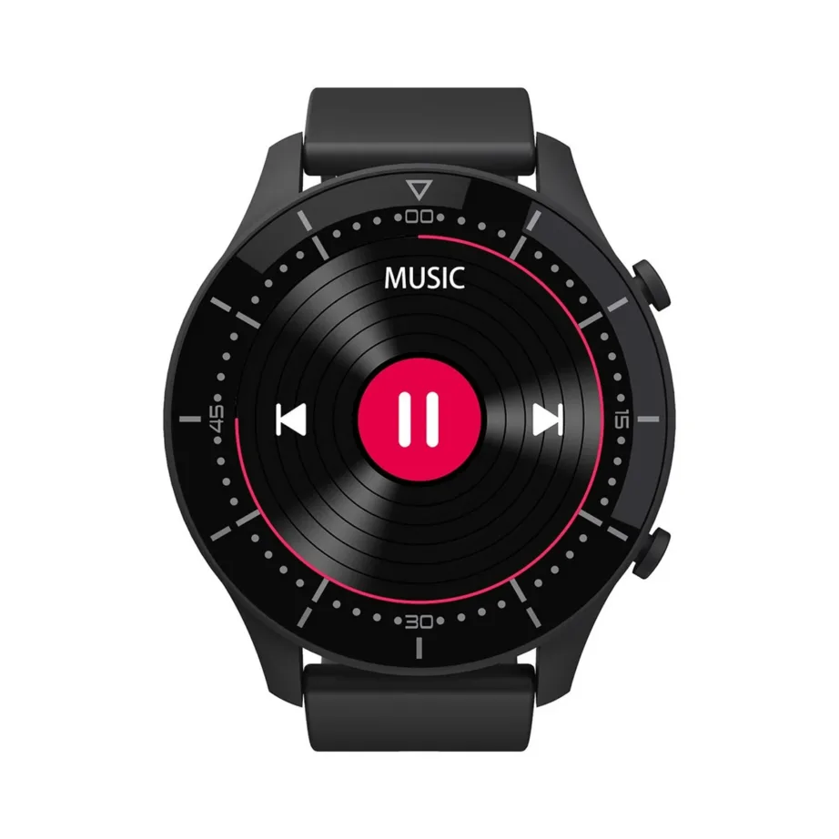 Media-Tech ACTIVEBAND GENUA MT870 must 1,3″ IPS nutikell, pulsi- ja vererõhumõõtmine, veekindel, Bluetooth 5.0, terasrihm, Android/iOS, aku kestvus kuni 144 h – 6