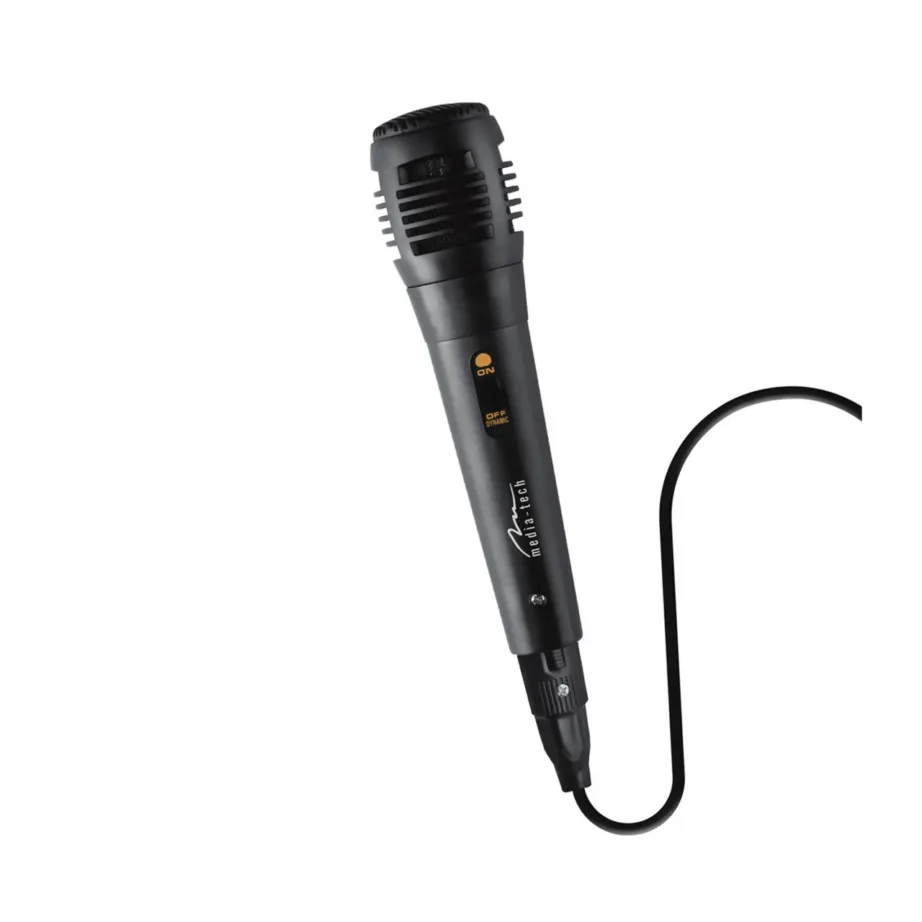 Media-Tech MT3183 50W must Bluetooth 5.3 kaasaskantav kõlar FM-raadio, karaoke ja akuga kuni 13 h – 2