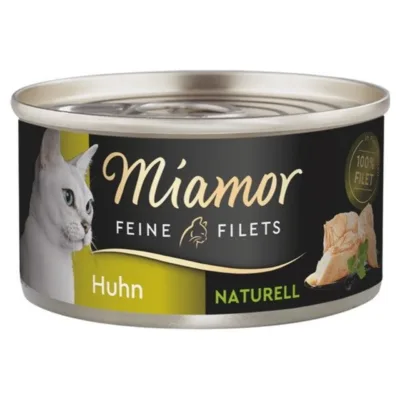 MIAMOR Feine Filets Naturell Chicken - wet cat food - 80g