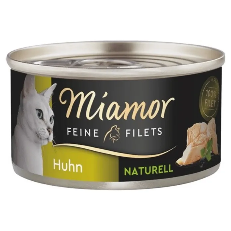 MIAMOR Feine Filets Naturell Chicken - wet cat food - 80g