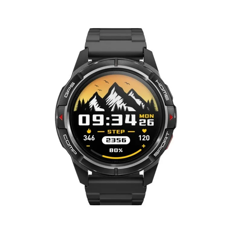 Mibro GS Active 46,5 mm must 5ATM veekindel AMOLED nutikell, 150 spordirežiimi, GPS, kuni 20 päeva aku