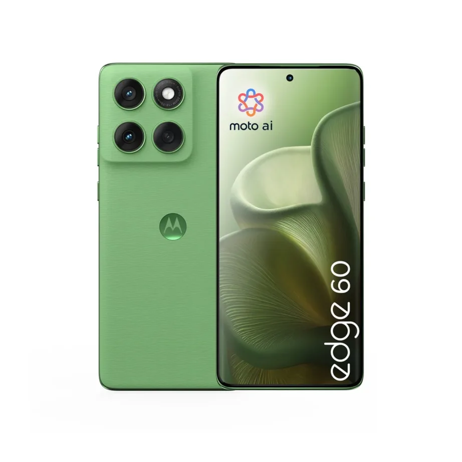 Motorola Edge 60 PB7H0019PL 5G 6,67″ P-OLED 12GB/256GB roheline IP68/IP69 veekindel nutitelefon Android 15, MediaTek Dimensity 7300, 5200mAh akuga, Dual SIM – 12