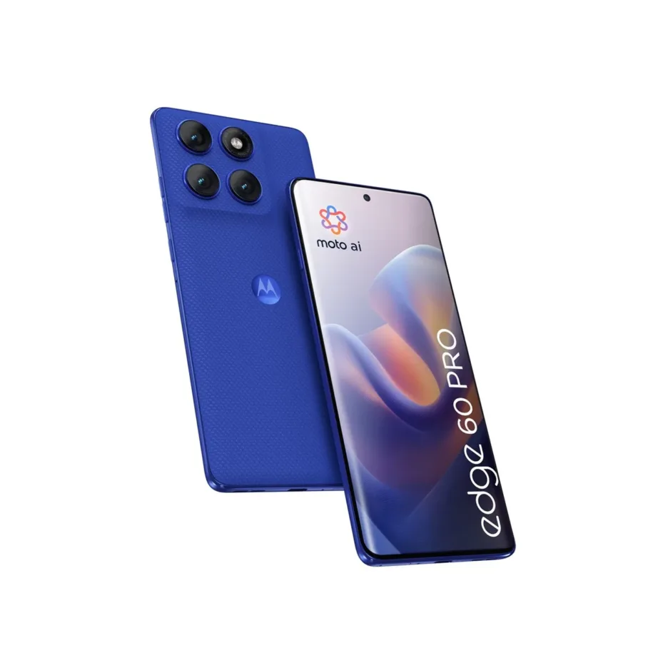 Motorola Edge 60 Pro PB7X0010PL 6,67″ 5G Dual SIM sinine 12GB/512GB tolmu- ja veekindel Android 15 nutitelefon, 6000 mAh aku, Gorilla Glass 7i – 12