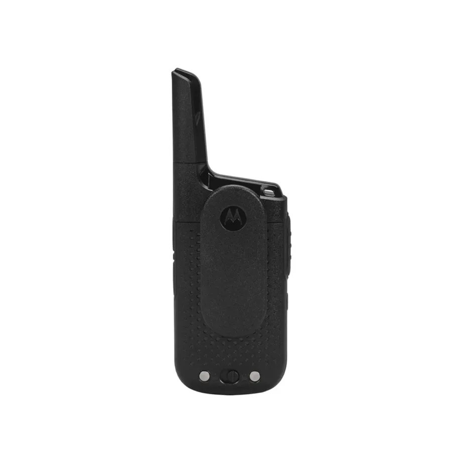 Motorola MOTOXT185 must IP54 16-kanaline PMR-raadio, 8 km ulatus, liitiumioonaku, laadija ja vööklambriga – 9