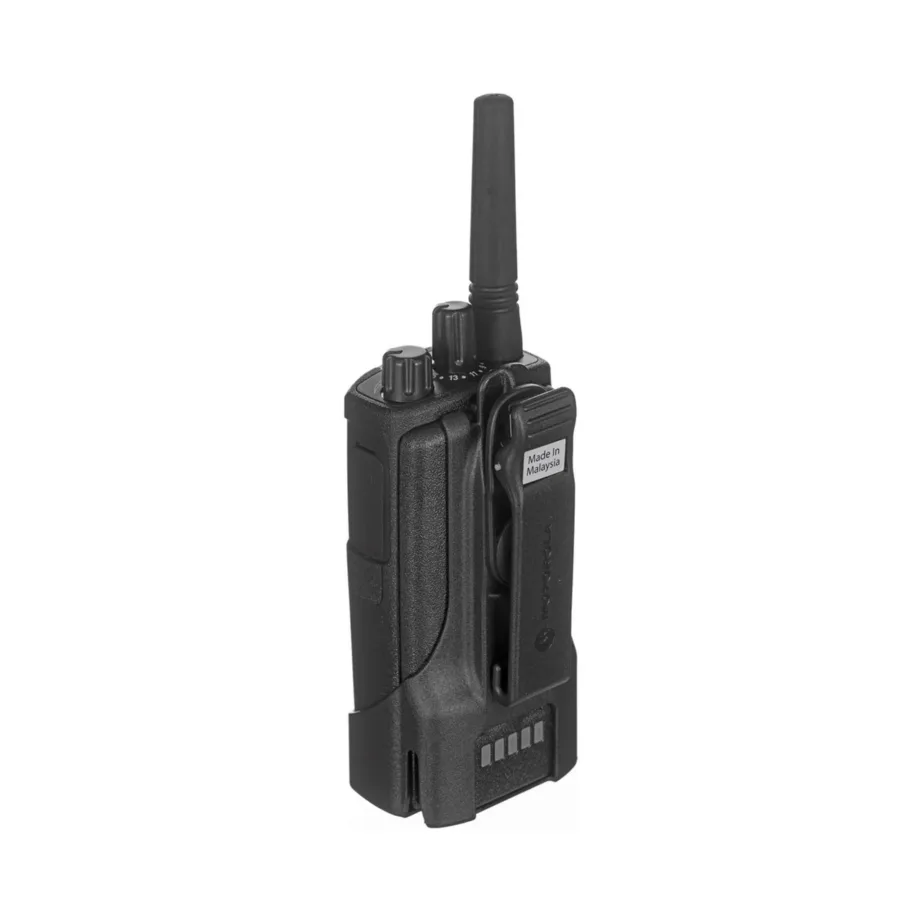 Motorola XT420 must IP55 PMR raadiosaatja, 16 kanalit, 500 mW, NiMH aku, 116x58x40 mm, laadijaga – 9