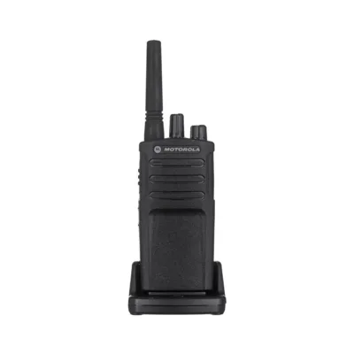 Motorola XT420 must IP55 PMR raadiosaatja, 16 kanalit, 500 mW, NiMH aku, 116x58x40 mm, laadijaga