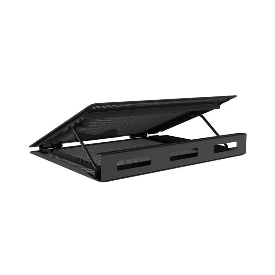 Natec NPL-2271 reguleeritav metallist sülearvutialus 12,1–17,3″ jaoks, 33x28x4 cm, must – 11