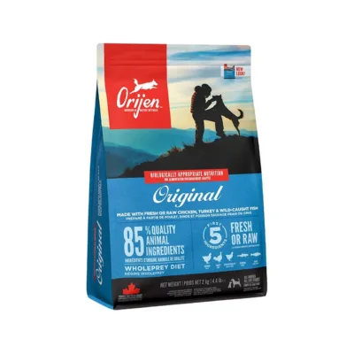 Orijen Dog Original 2 kg gluteenivaba kuivtoit täiskasvanud koertele, kõik tõud, kanaga