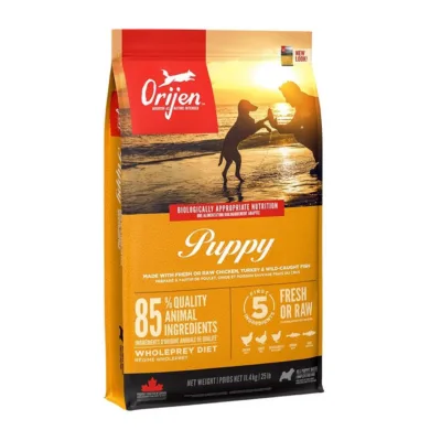 Orijen Puppy 11,4 kg teraviljavaba kanaliha kuivtoit kutsikatele kõikidele tõugudele