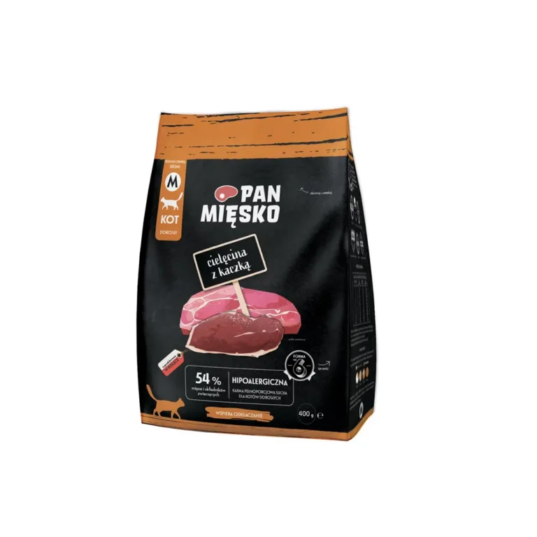 Pan Mięsko vasikaliha-pardiga kuivtoit kassidele 400g gluteenivaba