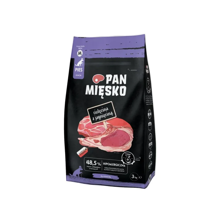 PAN MIĘSKO Veal with Lamb M 3 kg gluteenivaba kuivtoit täiskasvanud koertele