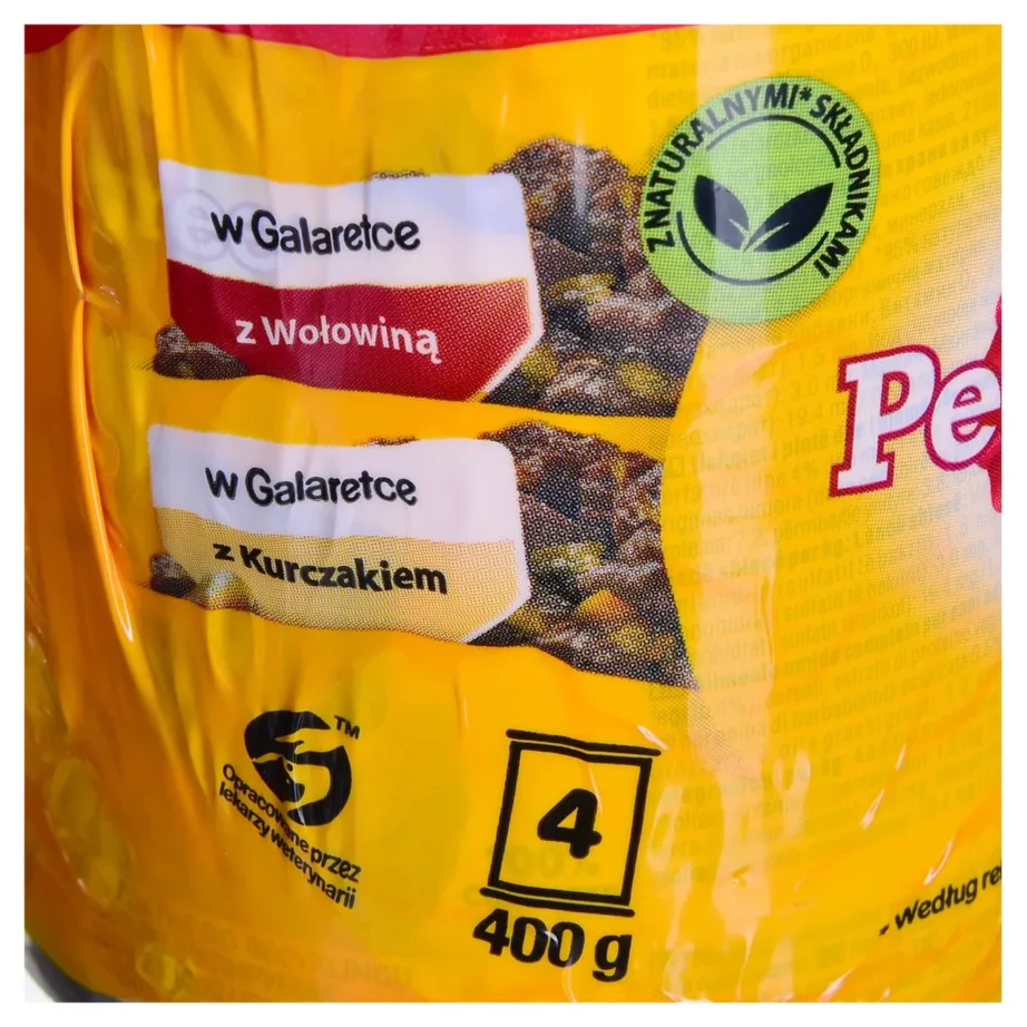 Pedigree veise ja kanaliha märgtoit koerale 4 x 400 g želees – 3