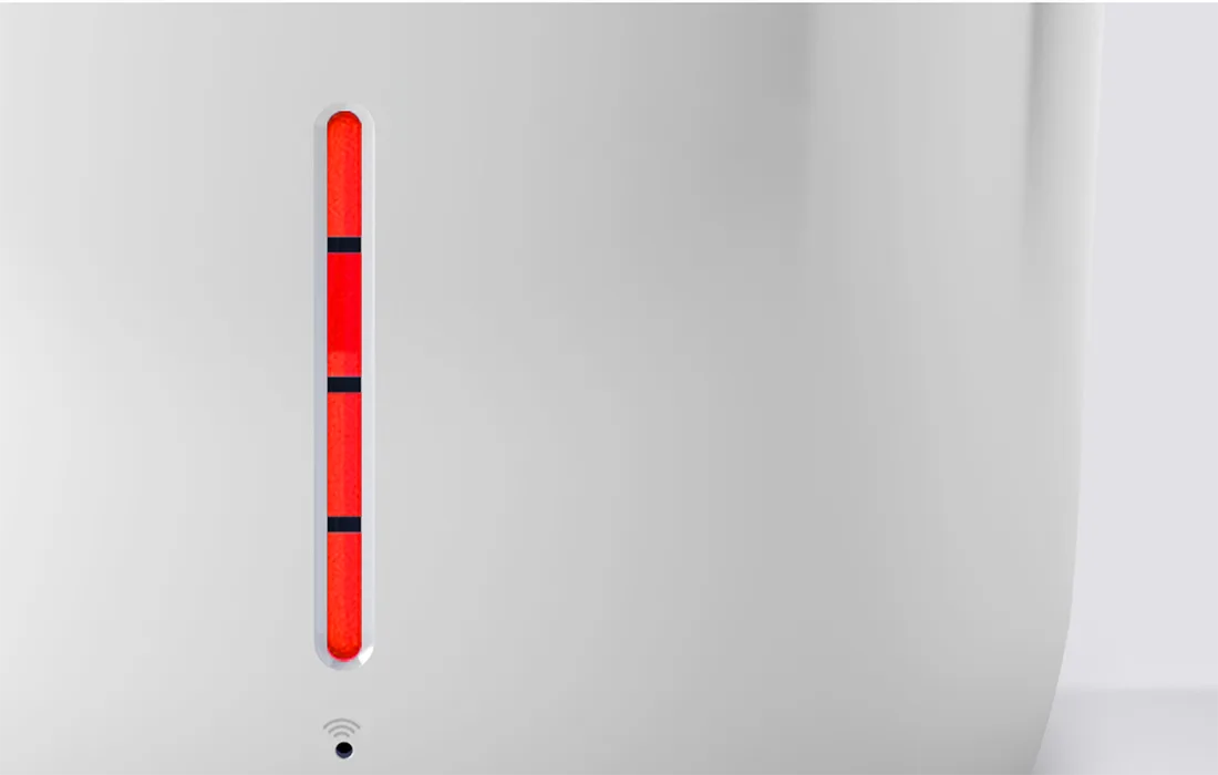 Filtri vahetuse meeldetuletus rakenduses ja seadme LED-indikaatoriga