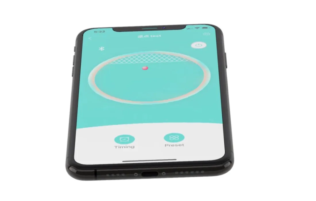 Laserpunkti käsijuhtimine nutitelefonist